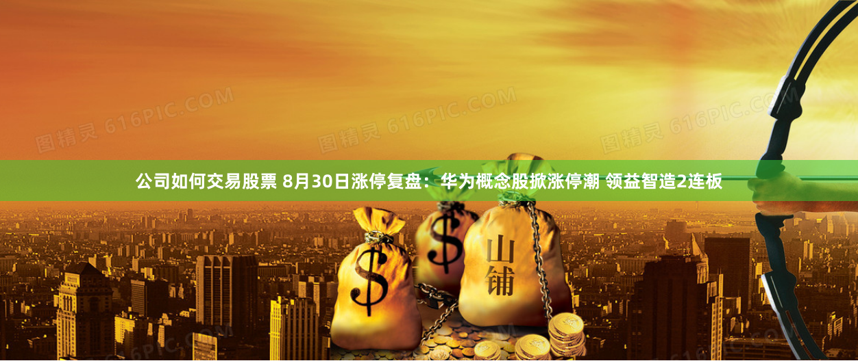 公司如何交易股票 8月30日涨停复盘：华为概念股掀涨停潮 领益智造2连板